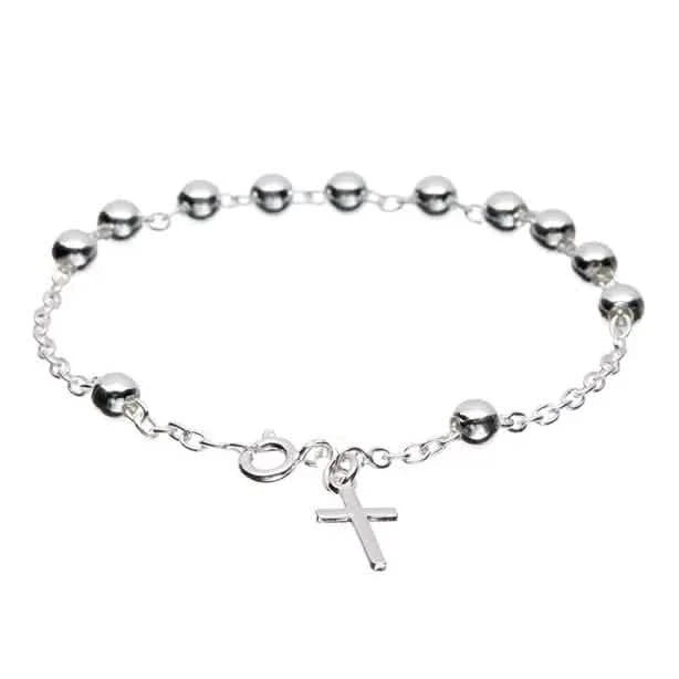 Sterling Silver Rosary Bracelet by DailySale