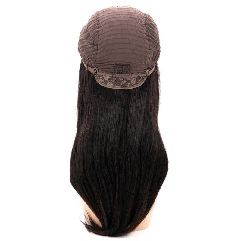 Straight 4x4 Transparent Lace 100% Human Hair Closure Wig by Private Label