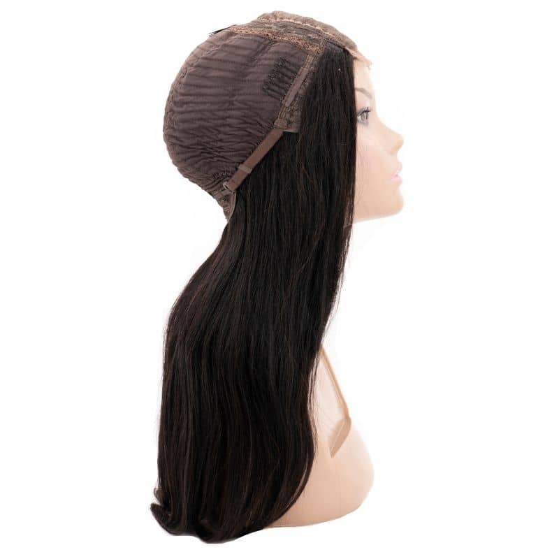 Straight 4x4 Transparent Lace 100% Human Hair Closure Wig by Private Label