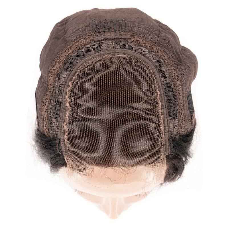 Straight 4x4 Transparent Lace 100% Human Hair Closure Wig