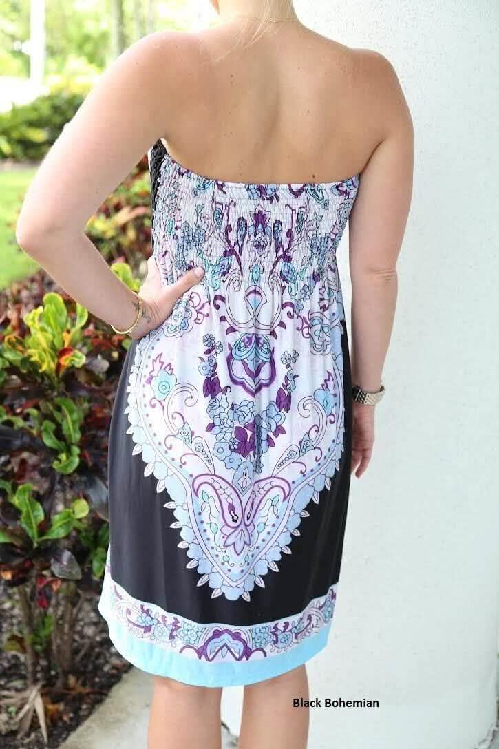 Strapless Paisley Print Dress - Assorted Styles and Sizes by DailySale
