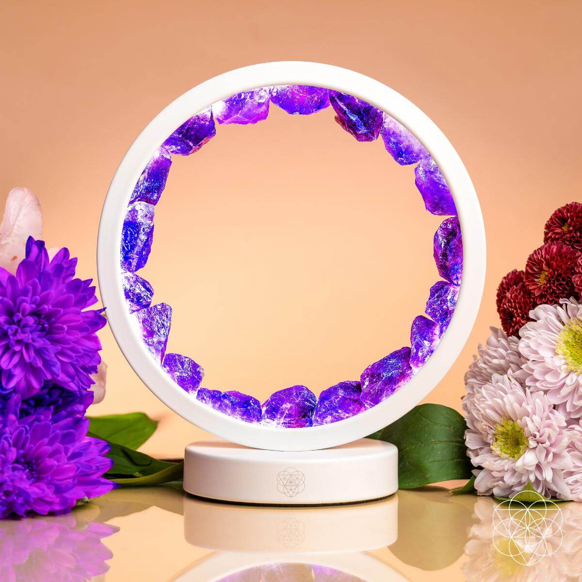 Stress Less, Sleep More – Amethyst Healing Lamp by Conscious Items