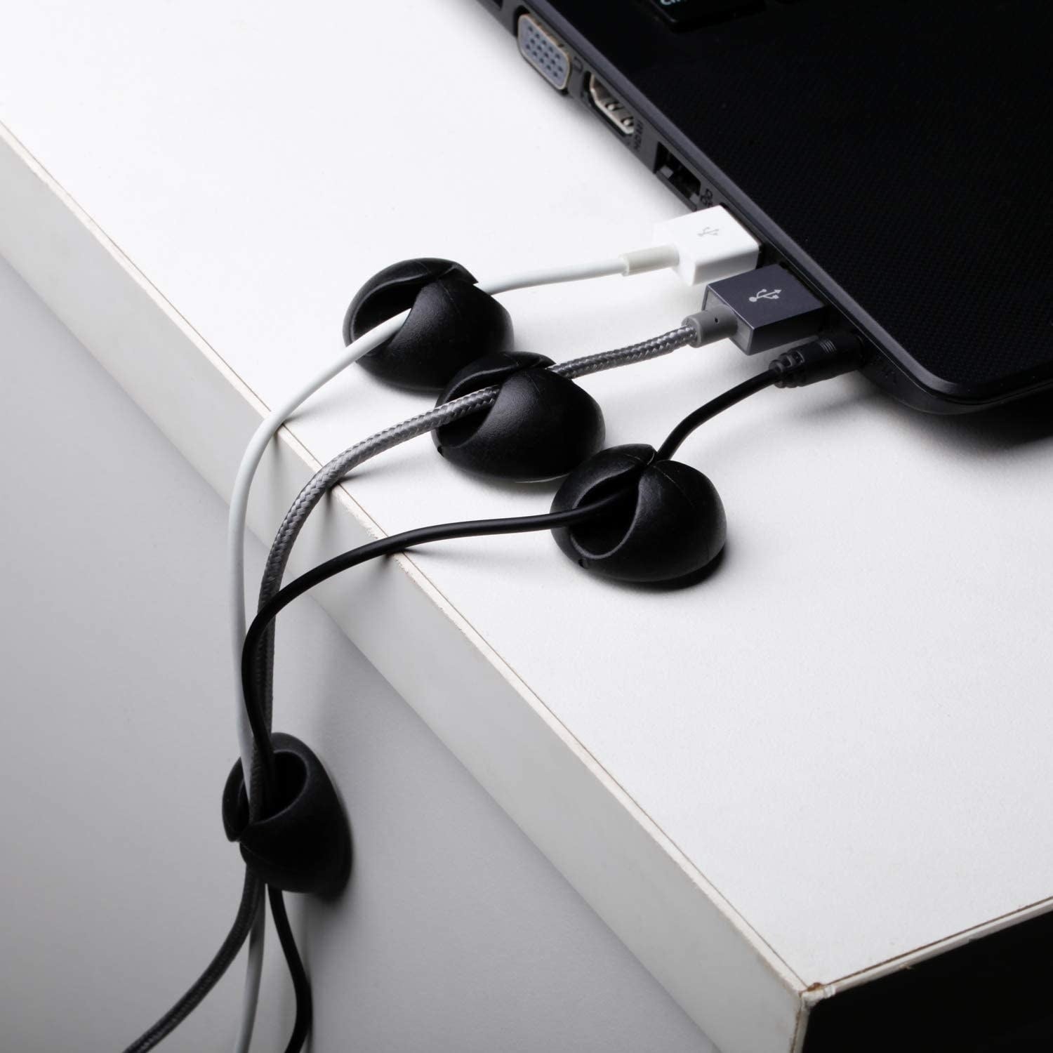 10-Pack: Ultimate Wire Holder and Cable Organizer by DailySale