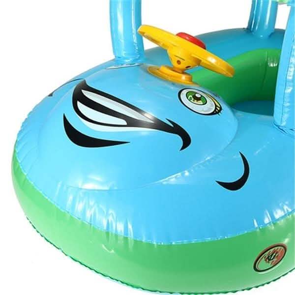 Summer Steering Wheel Sunshade Swim Ring Car Inflatable Baby Float Seat Boat by DailySale
