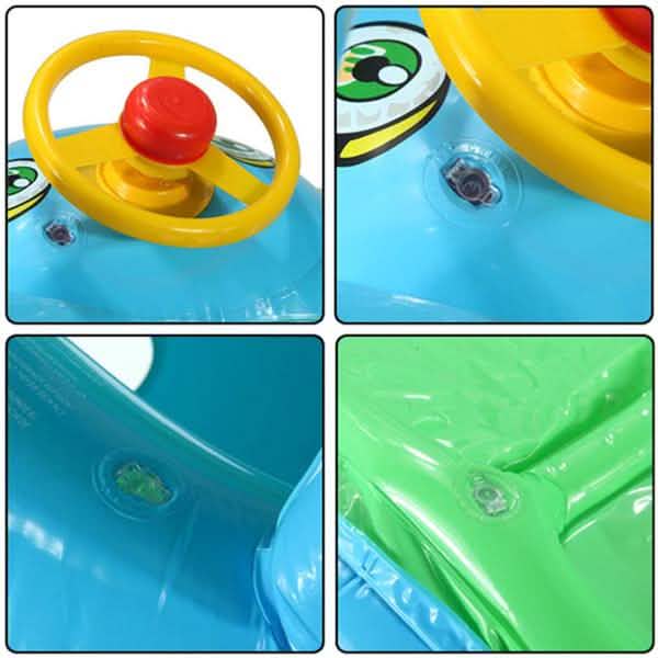 Summer Steering Wheel Sunshade Swim Ring Car Inflatable Baby Float Seat Boat by DailySale