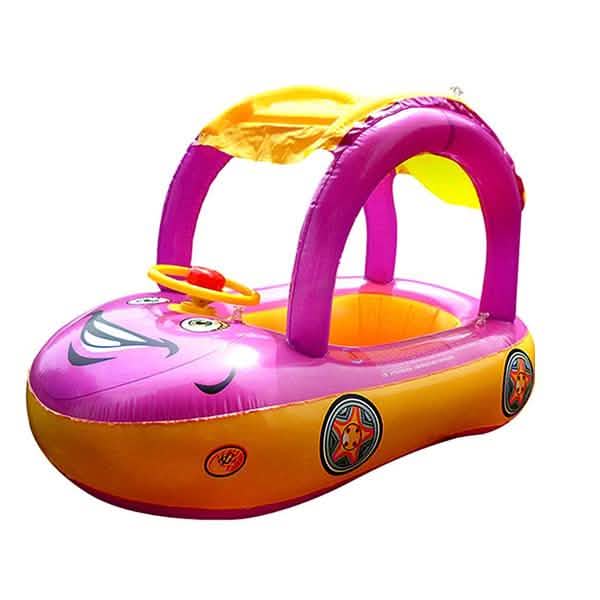 Summer Steering Wheel Sunshade Swim Ring Car Inflatable Baby Float Seat Boat by DailySale