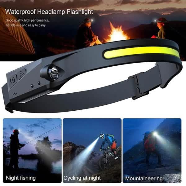 Super Bright LED Headlamp Flashlight Rechargeable by DailySale