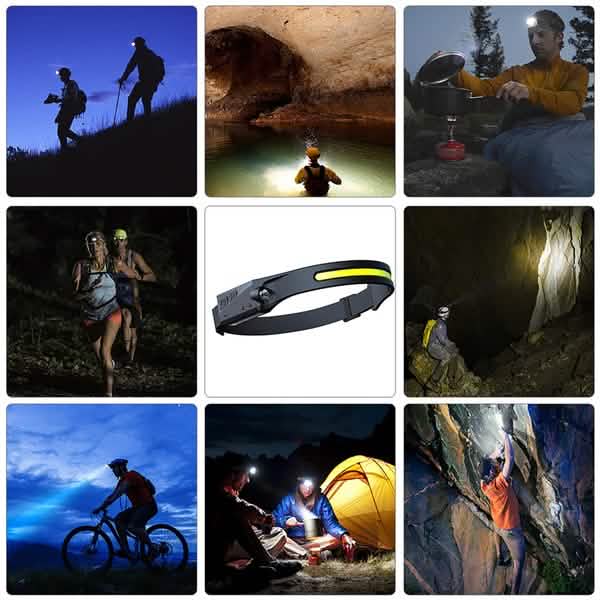 Super Bright LED Headlamp Flashlight Rechargeable by DailySale