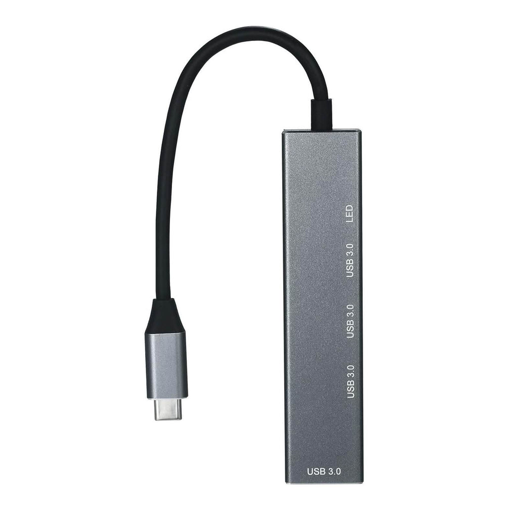 T304 4-in-1 Hub Type C to USB3.0*4 Intelligent USB Hub Multi-Port Adapter by DailySale