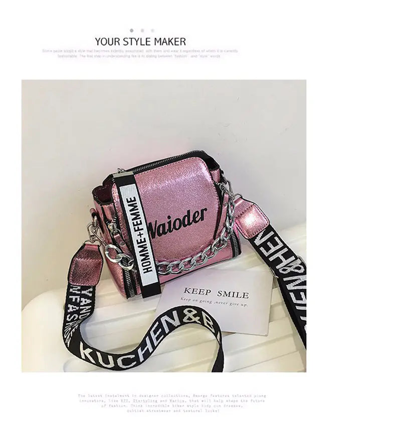 Trendy Crossbody Bag with Strap by Trendy Attic Store01