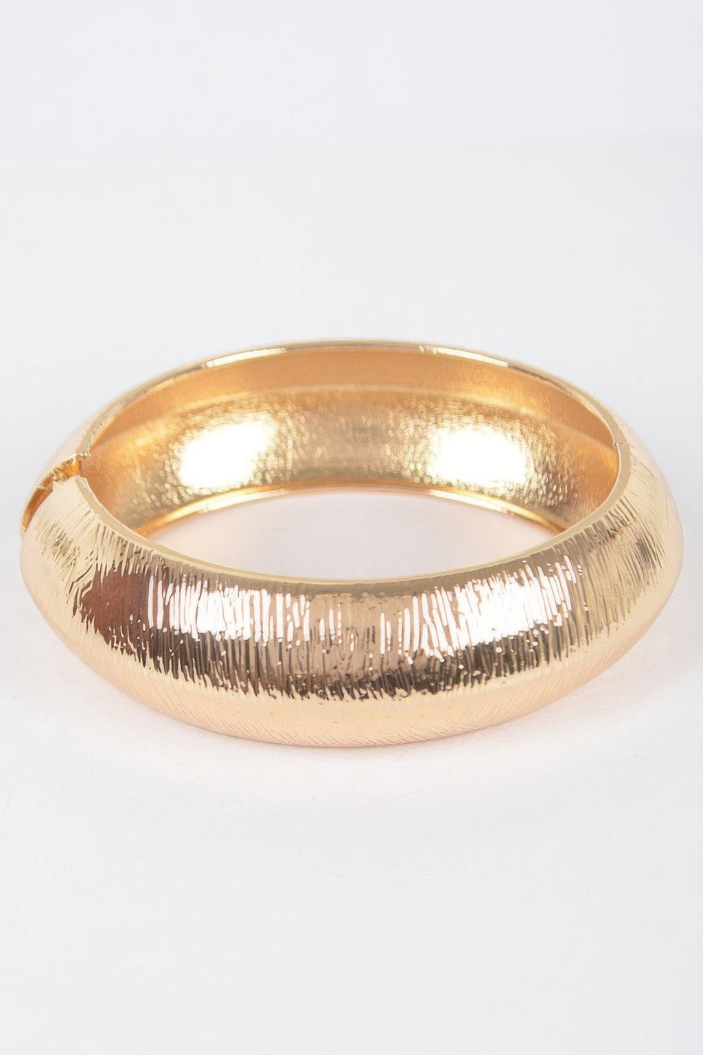 Textured Metal Bangle Bracelet by Tigbul's Variety Fashion Shop