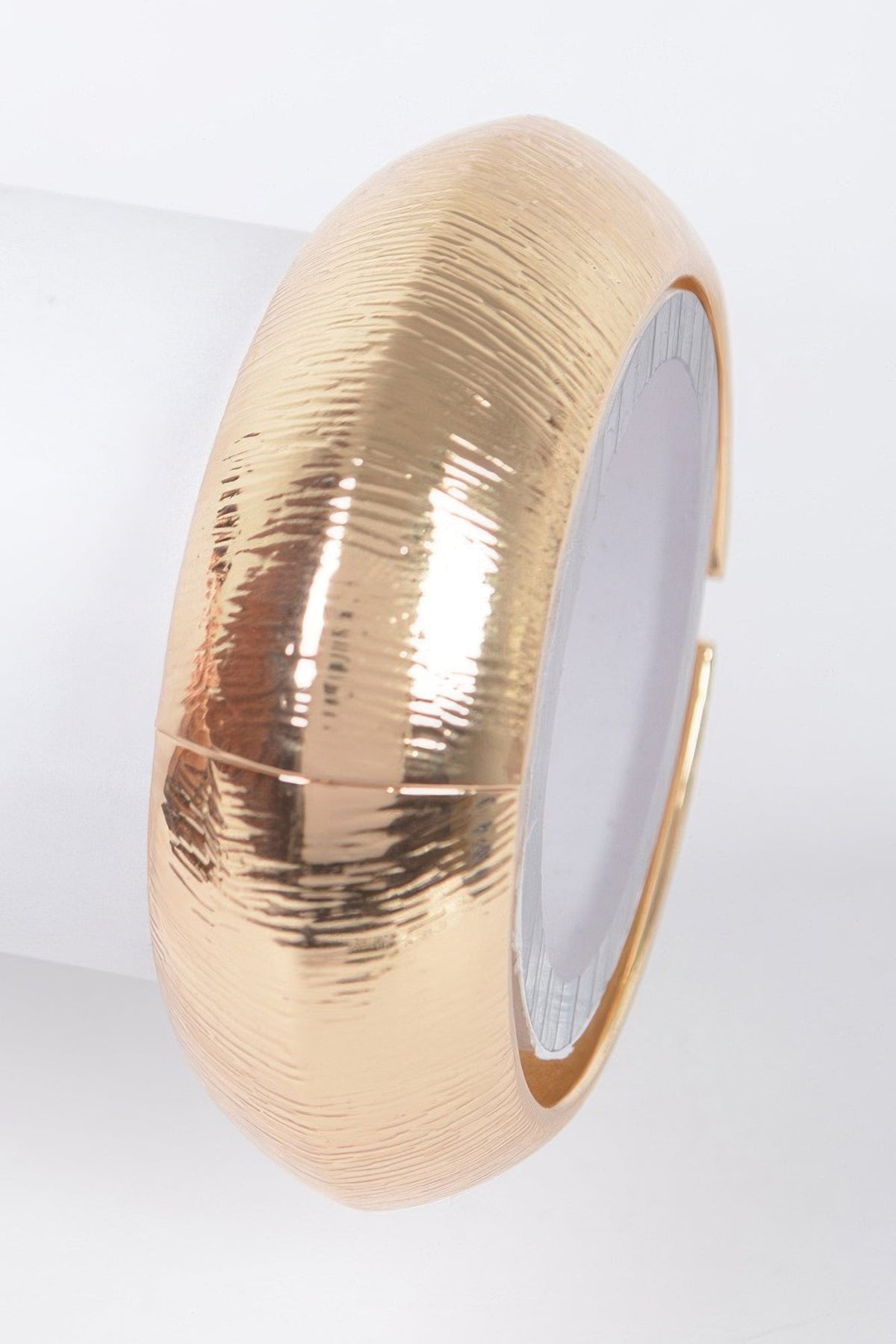 Textured Metal Bangle Bracelet by Tigbul's Variety Fashion Shop