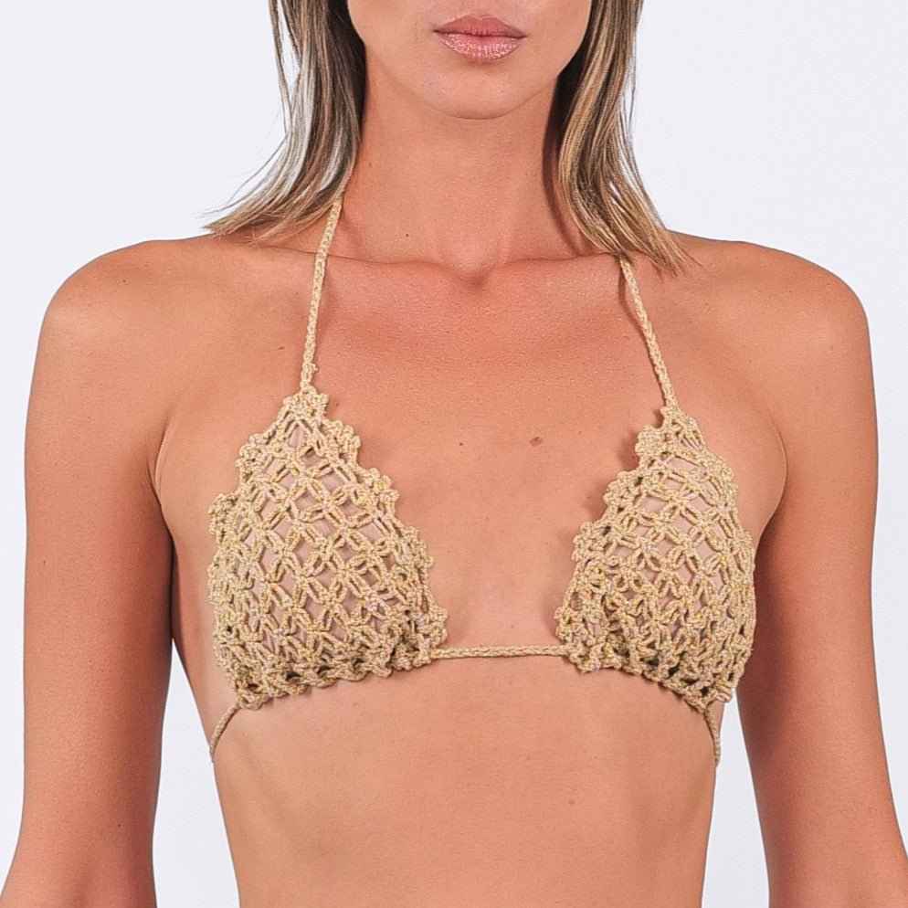The Hidden Secret Crochet Triangle Top