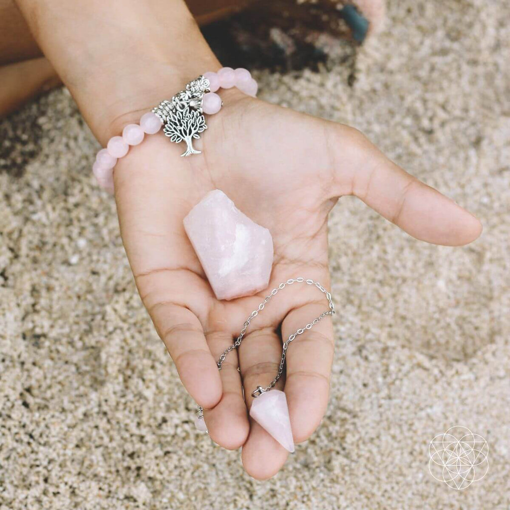 The Rose Quartz Healing Crystal Set by Conscious Items