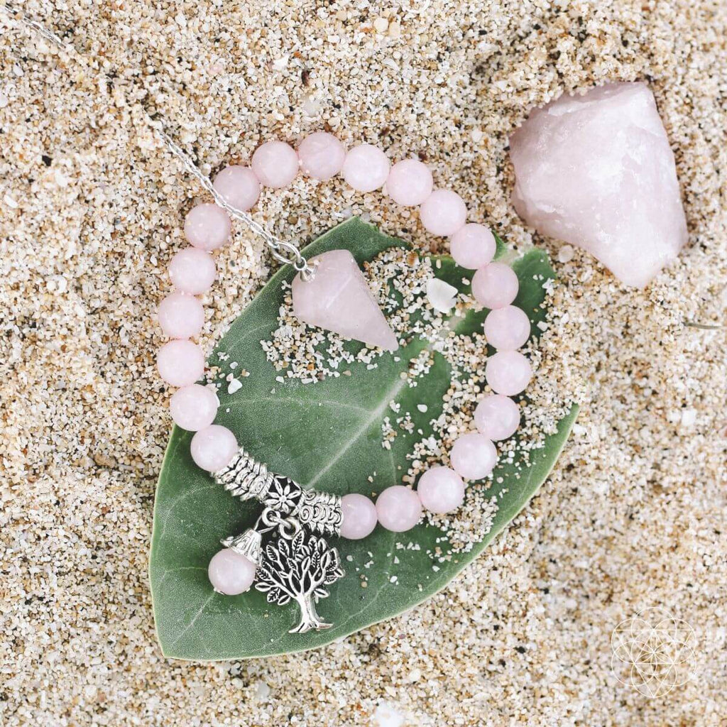 The Rose Quartz Healing Crystal Set by Conscious Items