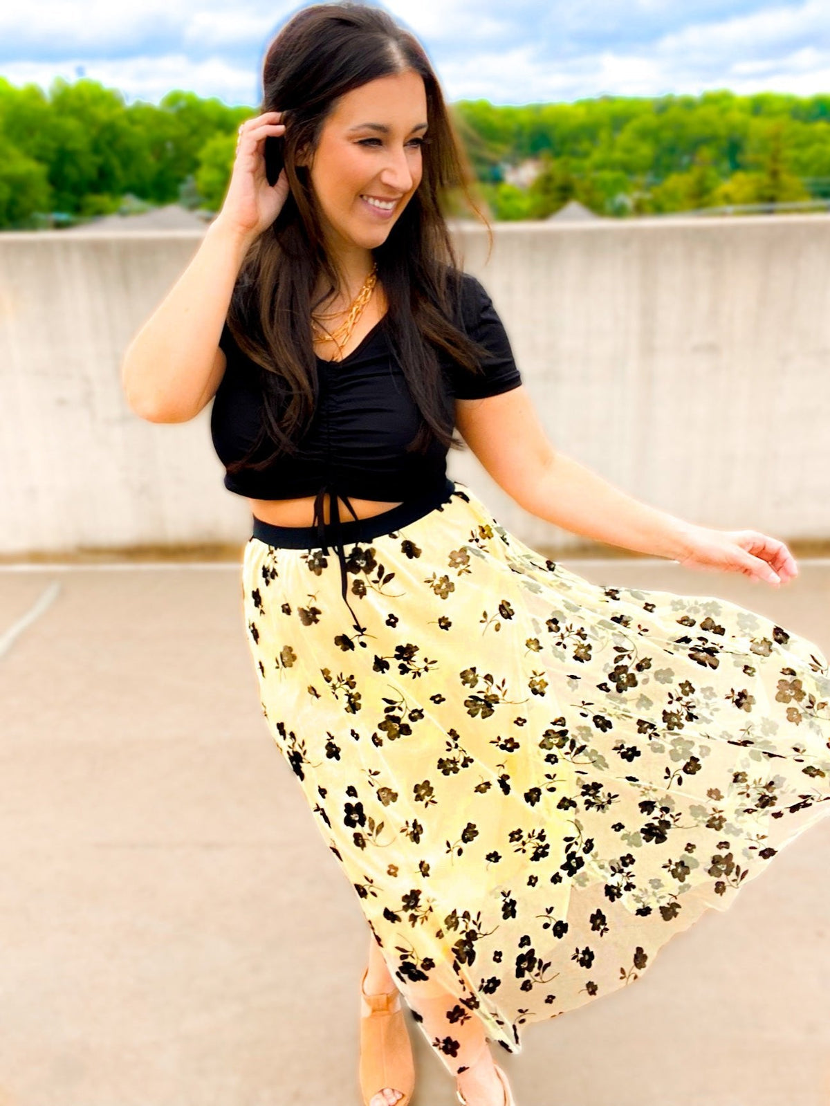 Tilly Tulle Overlay Skirt by Girl Code Couture