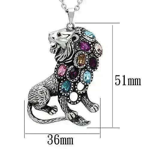 TK1125 - High polished (no plating) Stainless Steel Chain Pendant with by Femstylo