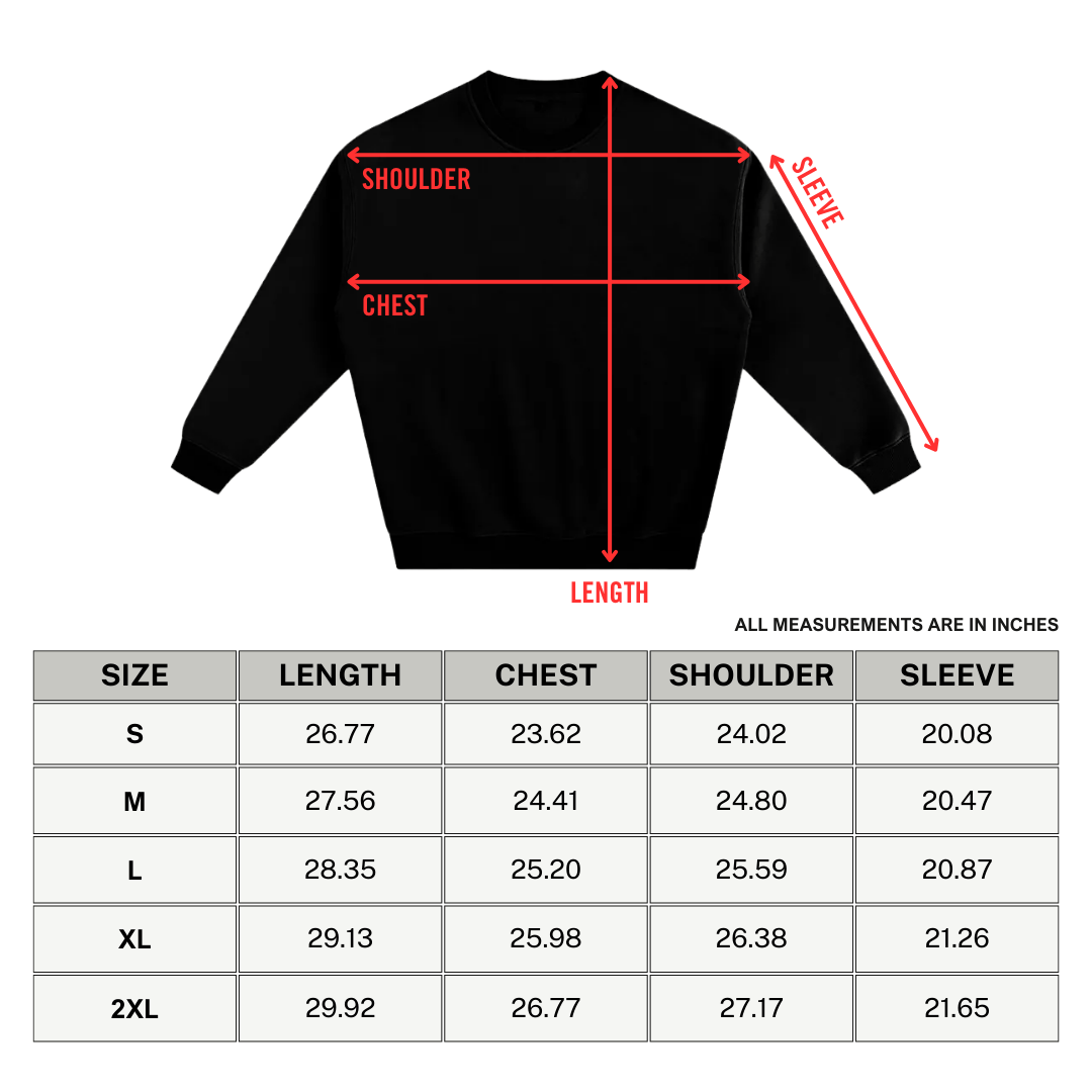 To Live Without You Fleeced Sweatshirt by Goth Cloth Co.