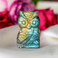 Token of Wisdom - Labradorite Owl Talisman by Conscious Items