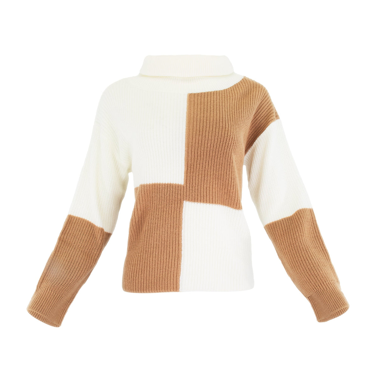 COLORBLOCK KNIT SWEATER by profile-nyc