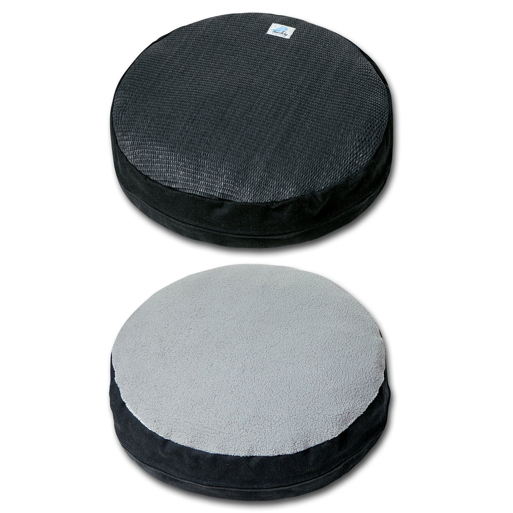 Touchcat 'Claw-ver Nest' Rounded Scratching Cat Bed w/ Teaser Toy by Pet Life