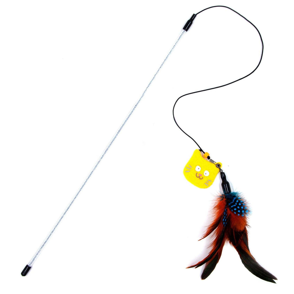 Touchcat Fox-Tail Designer Wand Cat Teaser by Pet Life