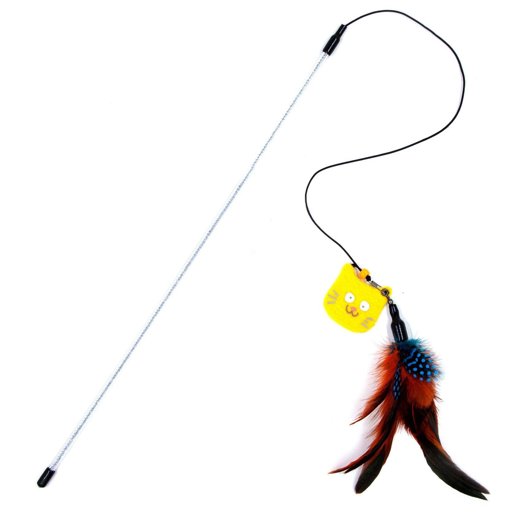 Touchcat Fox-Tail Designer Wand Cat Teaser by Pet Life