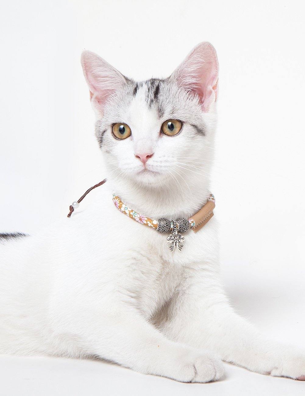 Touchcat Lucky Charms Designer Cable Necklace Cat Collar by Pet Life