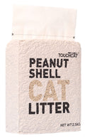 Touchcat ® High-Clumping Eco-Friendly Peanut Shell Kitty Cat Litter by Pet Life