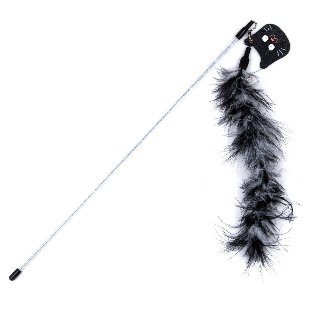 Touchcat Tail-Feather Designer Wand Cat Teaser by Pet Life