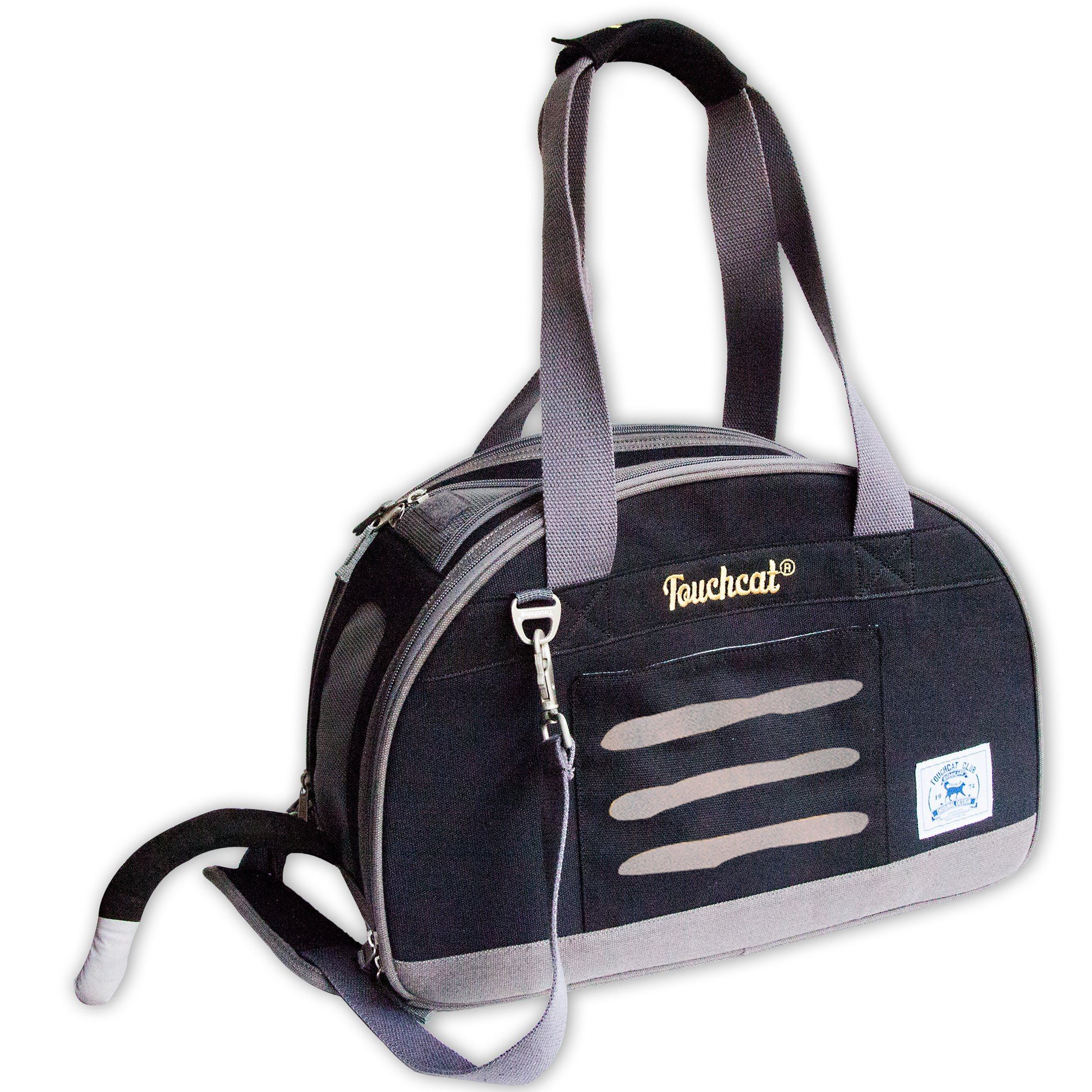 Touchcat 'Tote-Tails' Designer Airline Approved Collapsible Cat Carrier by Pet Life