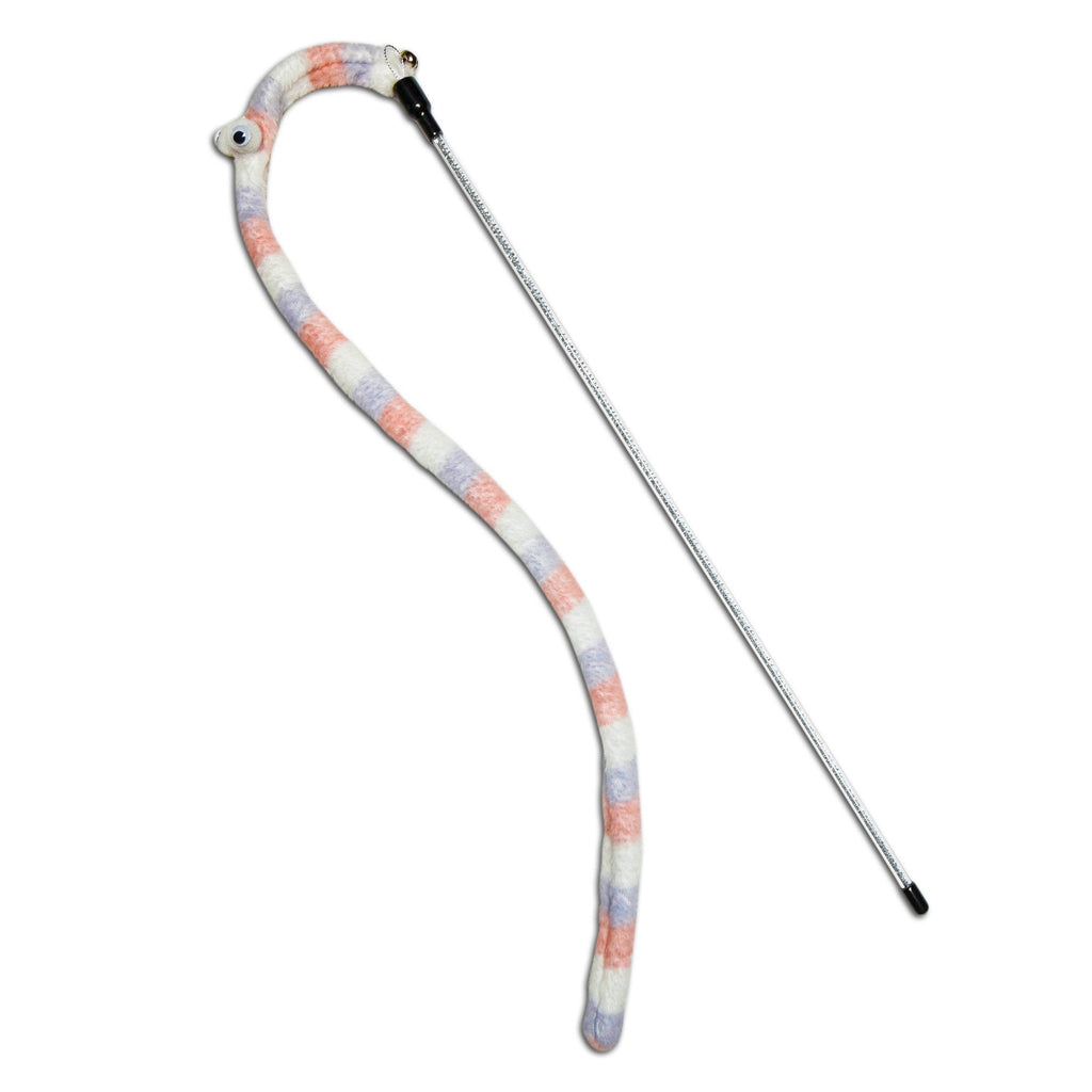 Touchcat Worm-Tail Designer Wand Cat Teaser by Pet Life