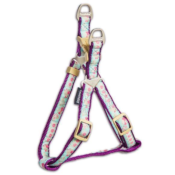 Touchdog 'Avery Patterned' Tough Stitched Dog Harness and Leash by Pet Life