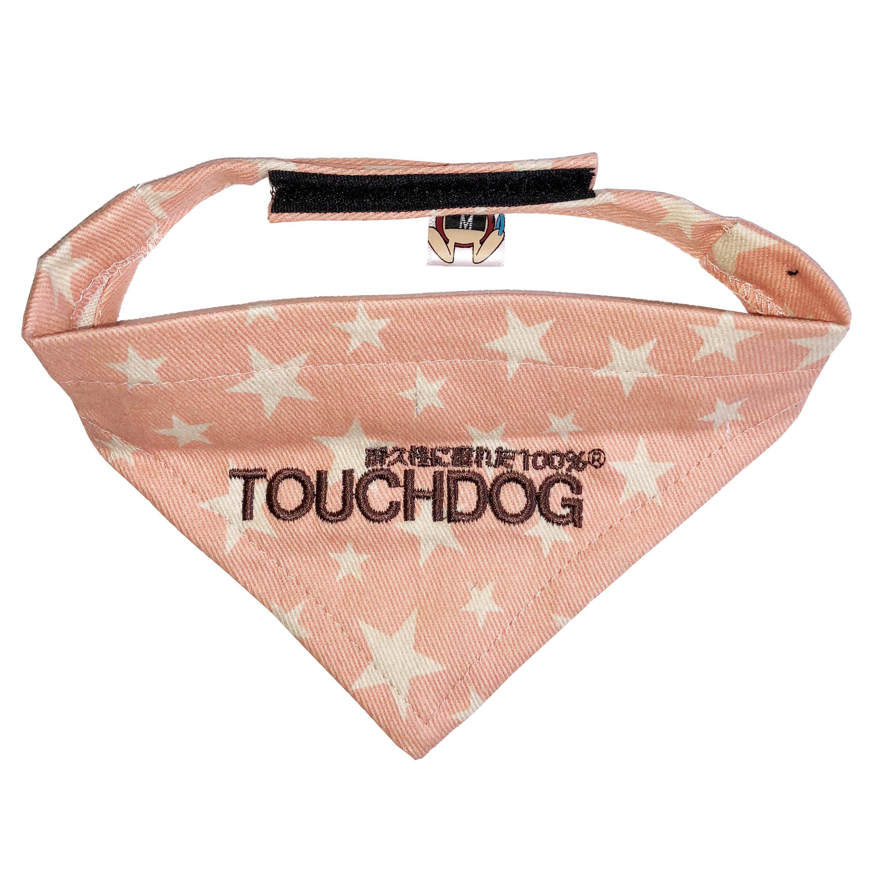 Touchdog Star Patterned Hook-and-Loop Fashion Dog Bandana by Pet Life