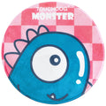 Touchdog Cartoon Shoe-faced Monster Rounded Cat and Dog Mat by Pet Life