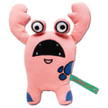 Touchdog Cartoon Up-for-Crabs Monster Plush Dog Toy by Pet Life