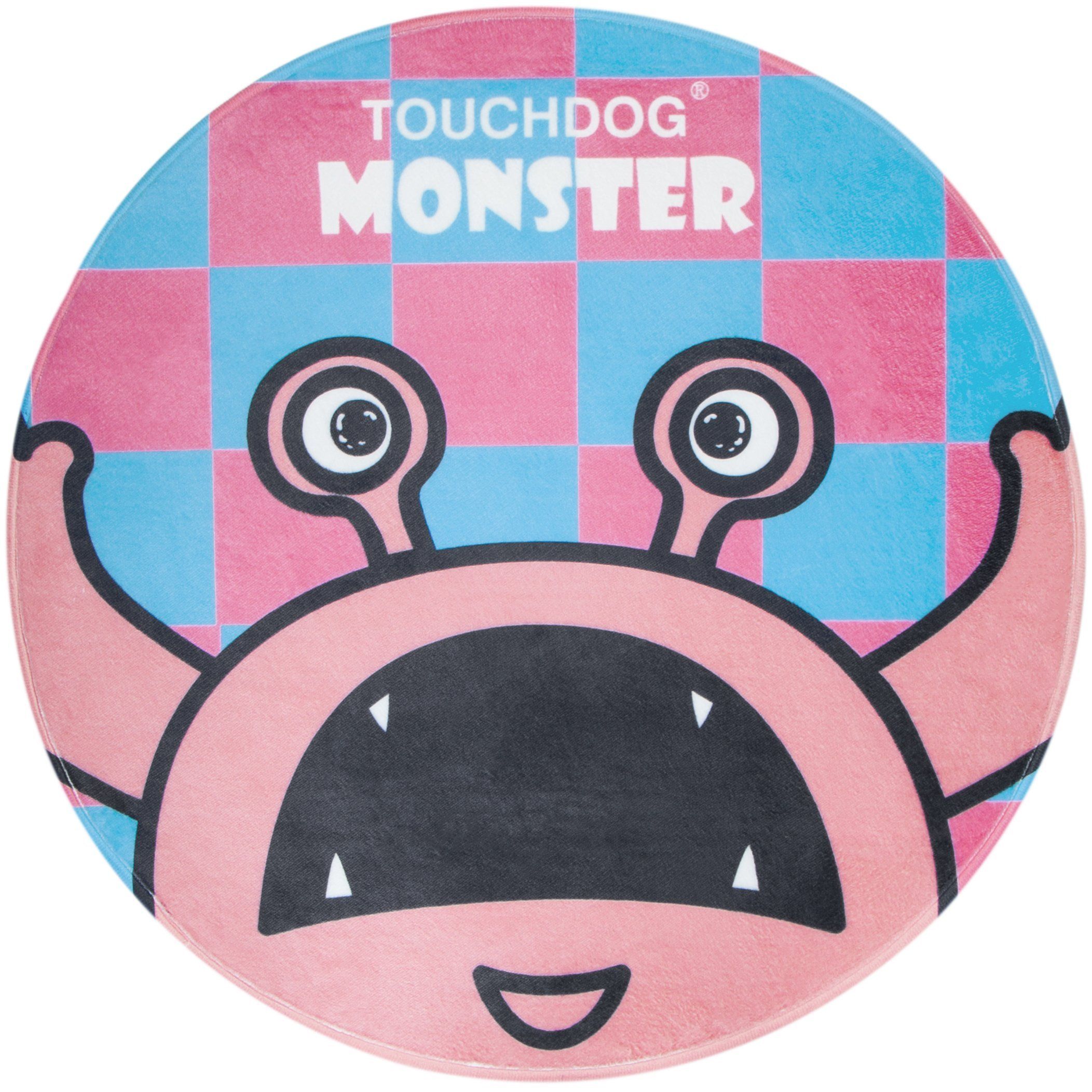 Touchdog Cartoon Up-for-Crabs Monster Rounded Cat and Dog Mat by Pet Life