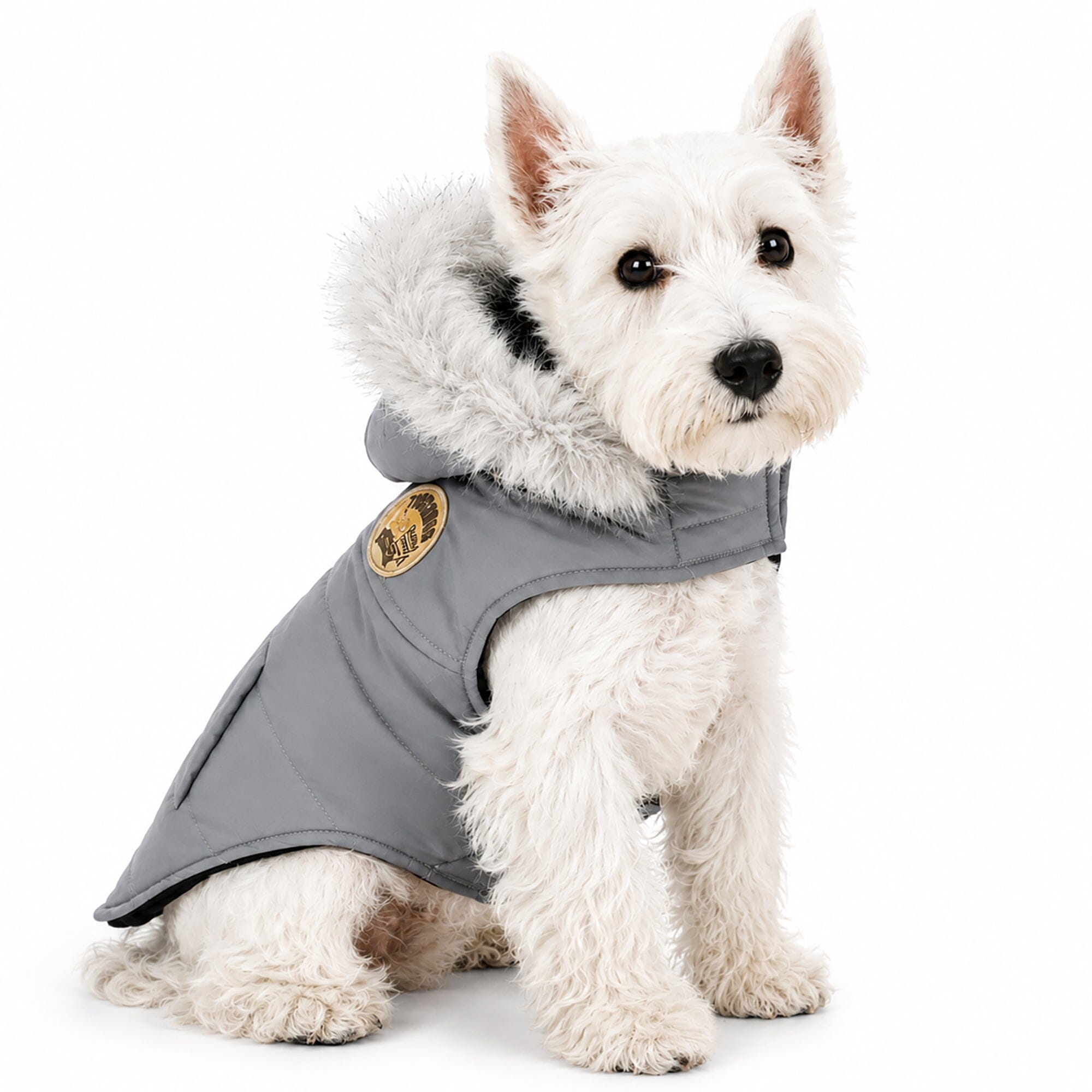 Touchdog 'Eskimo-Swag' Duck-Down Insulated Winter Dog Coat Parka by Pet Life
