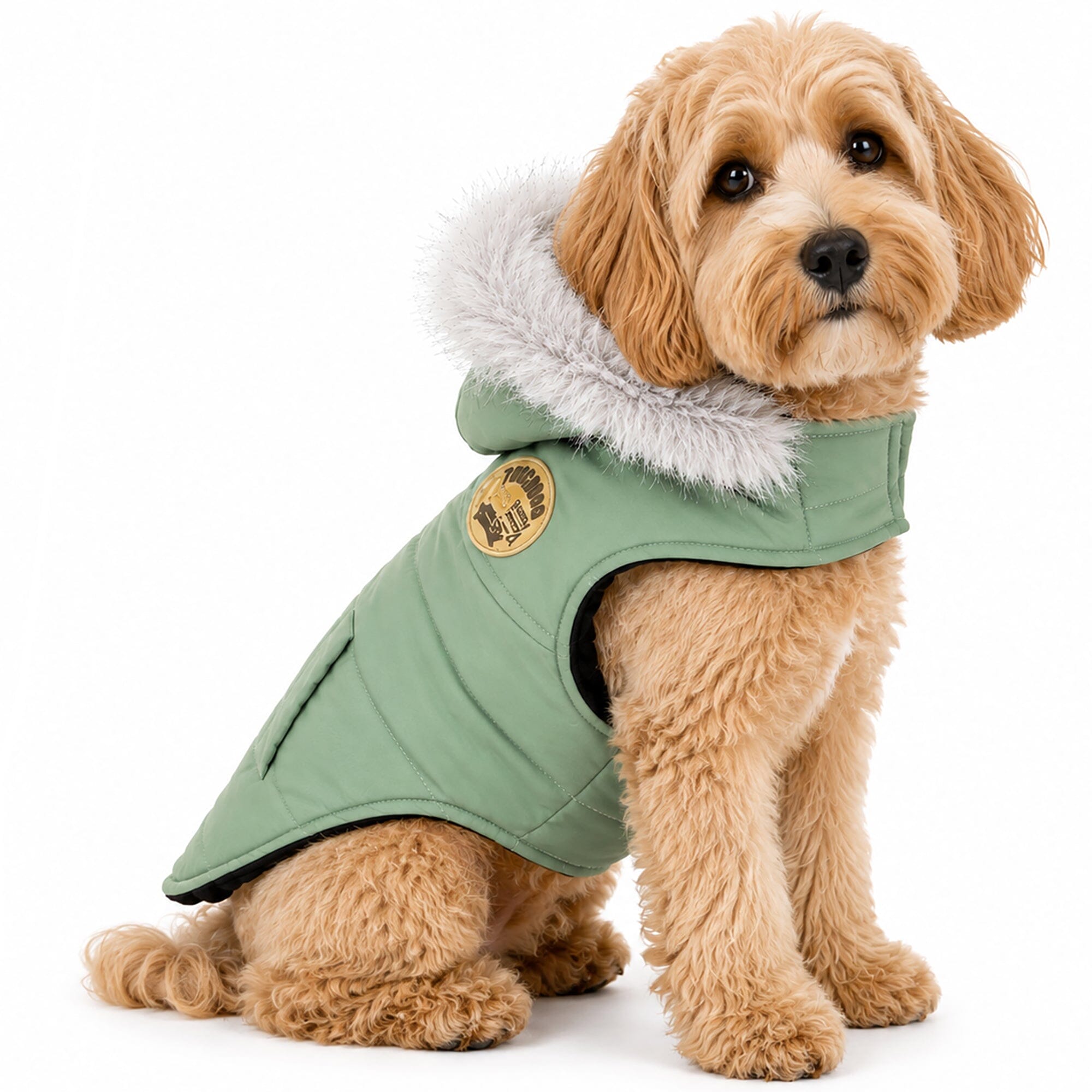Touchdog 'Eskimo-Swag' Duck-Down Insulated Winter Dog Coat Parka by Pet Life