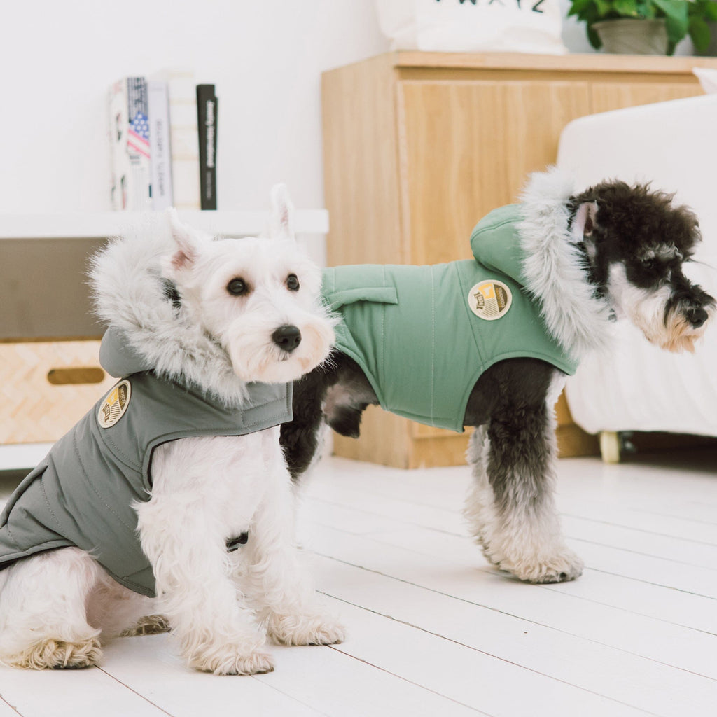 Touchdog 'Eskimo-Swag' Duck-Down Insulated Winter Dog Coat Parka by Pet Life