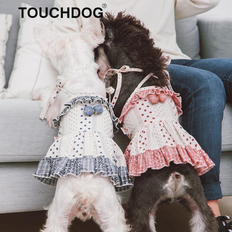 Touchdog Fetching Smock Designer Fashion Dog Dress by Pet Life