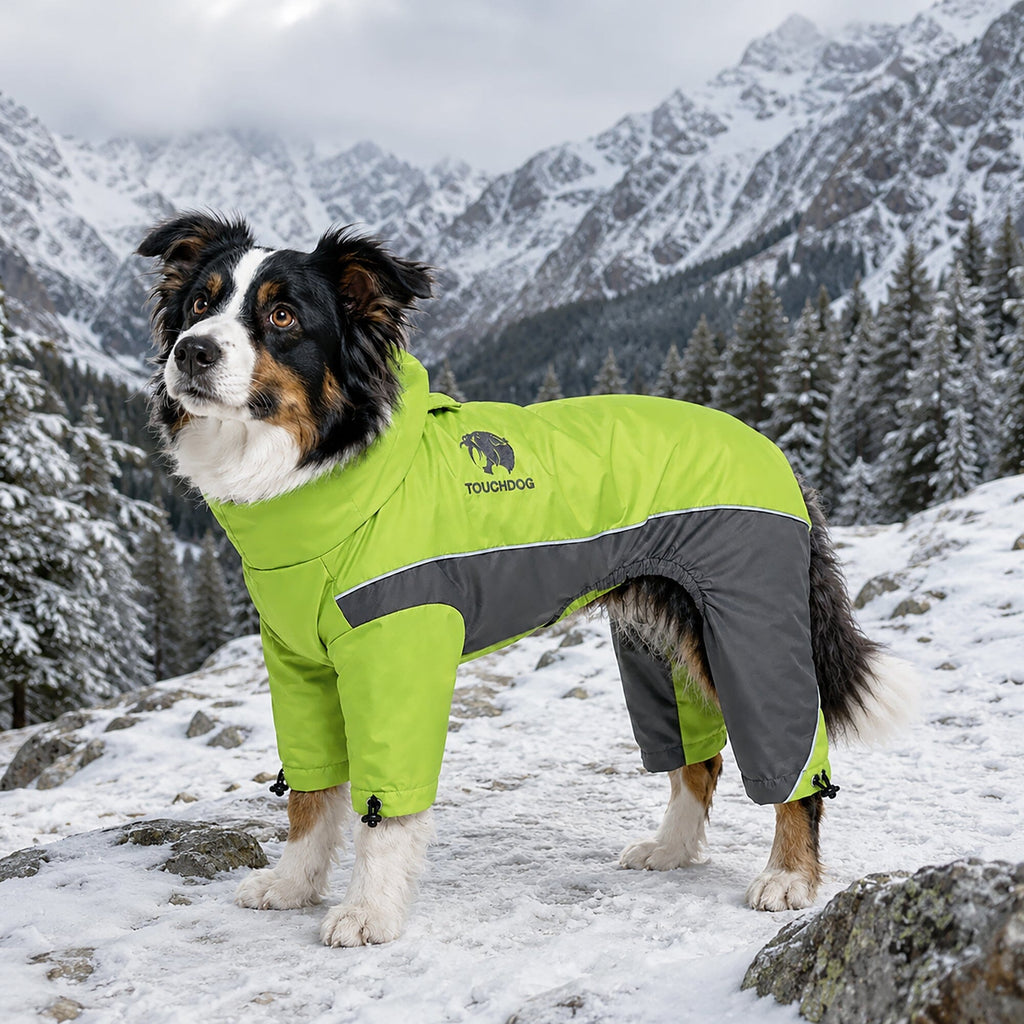 Touchdog ® Quantum-Ice Adjustable and Reflective Full-Body Winter Dog Jacket by Pet Life