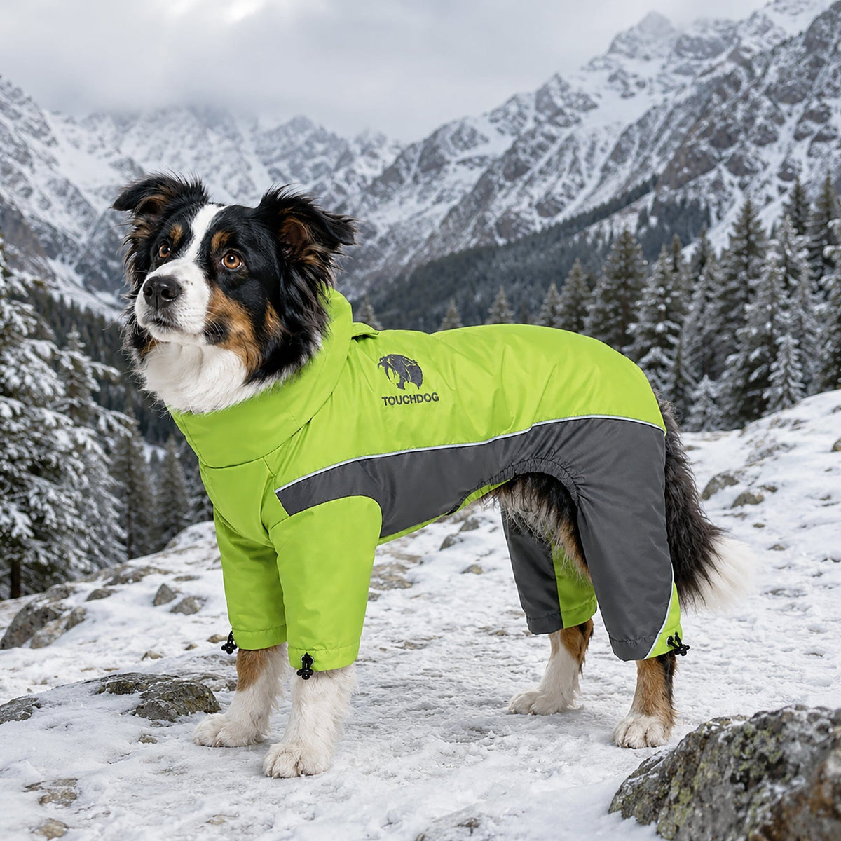 Touchdog ® Quantum-Ice Adjustable and Reflective Full-Body Winter Dog Jacket by Pet Life