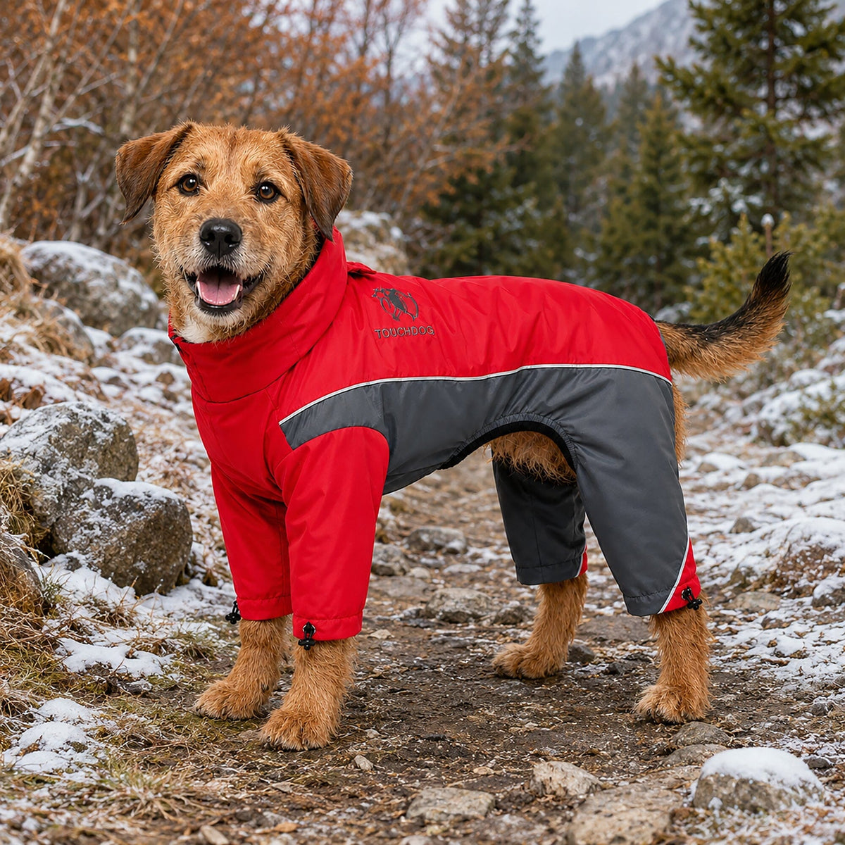 Touchdog ® Quantum-Ice Adjustable and Reflective Full-Body Winter Dog Jacket by Pet Life
