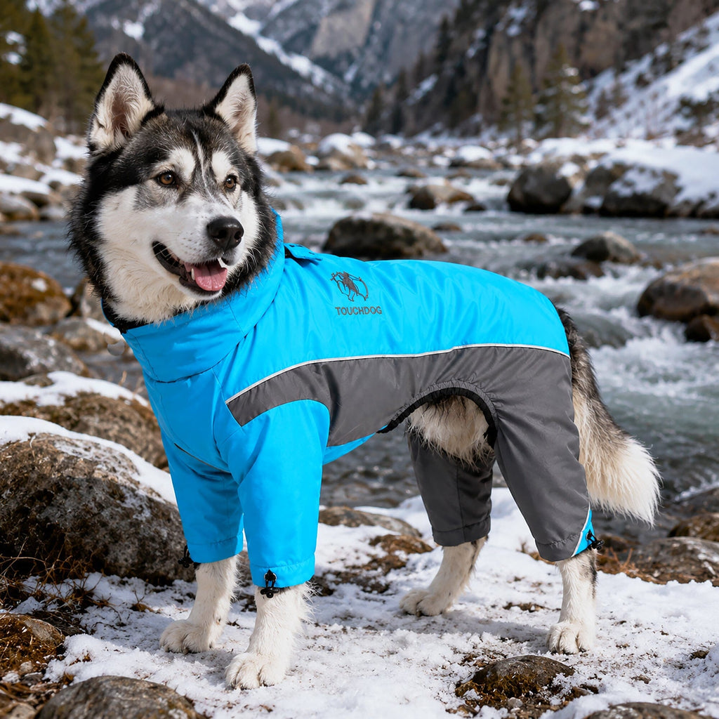 Touchdog ® Quantum-Ice Adjustable and Reflective Full-Body Winter Dog Jacket by Pet Life