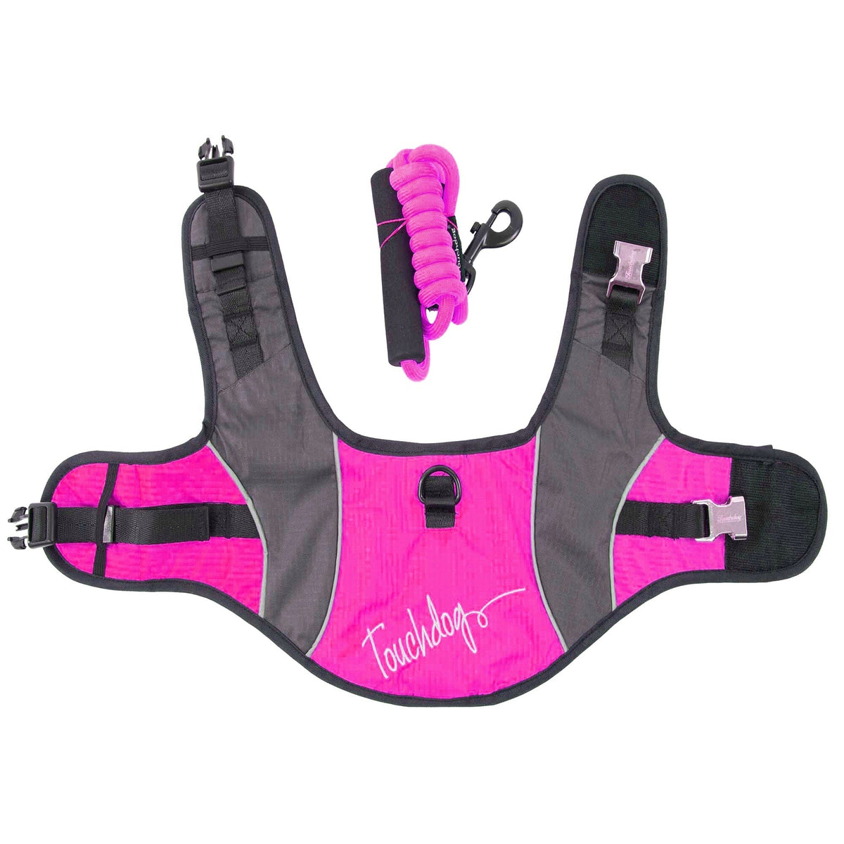 Touchdog ® 'Reflective-Max' 2-in-1 Performance Dog Harness and Leash by Pet Life