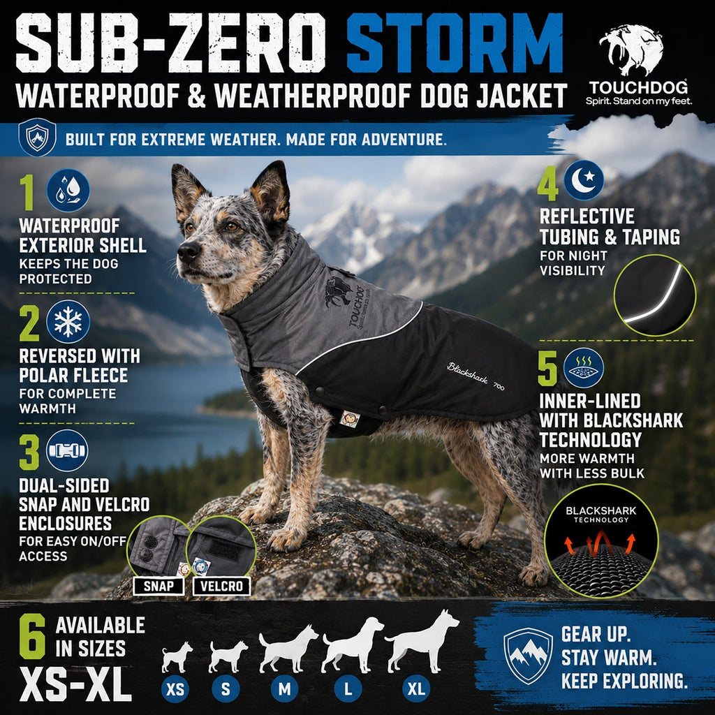 Touchdog ® Subzero-Storm Reflective Year Round Waterproof Dog Coat by Pet Life