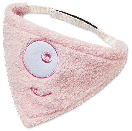 Touchdog ®'Dizzy-Eyed Cyclops' Cotton Hook-and-Loop Dog Bandana and Scarf by Pet Life