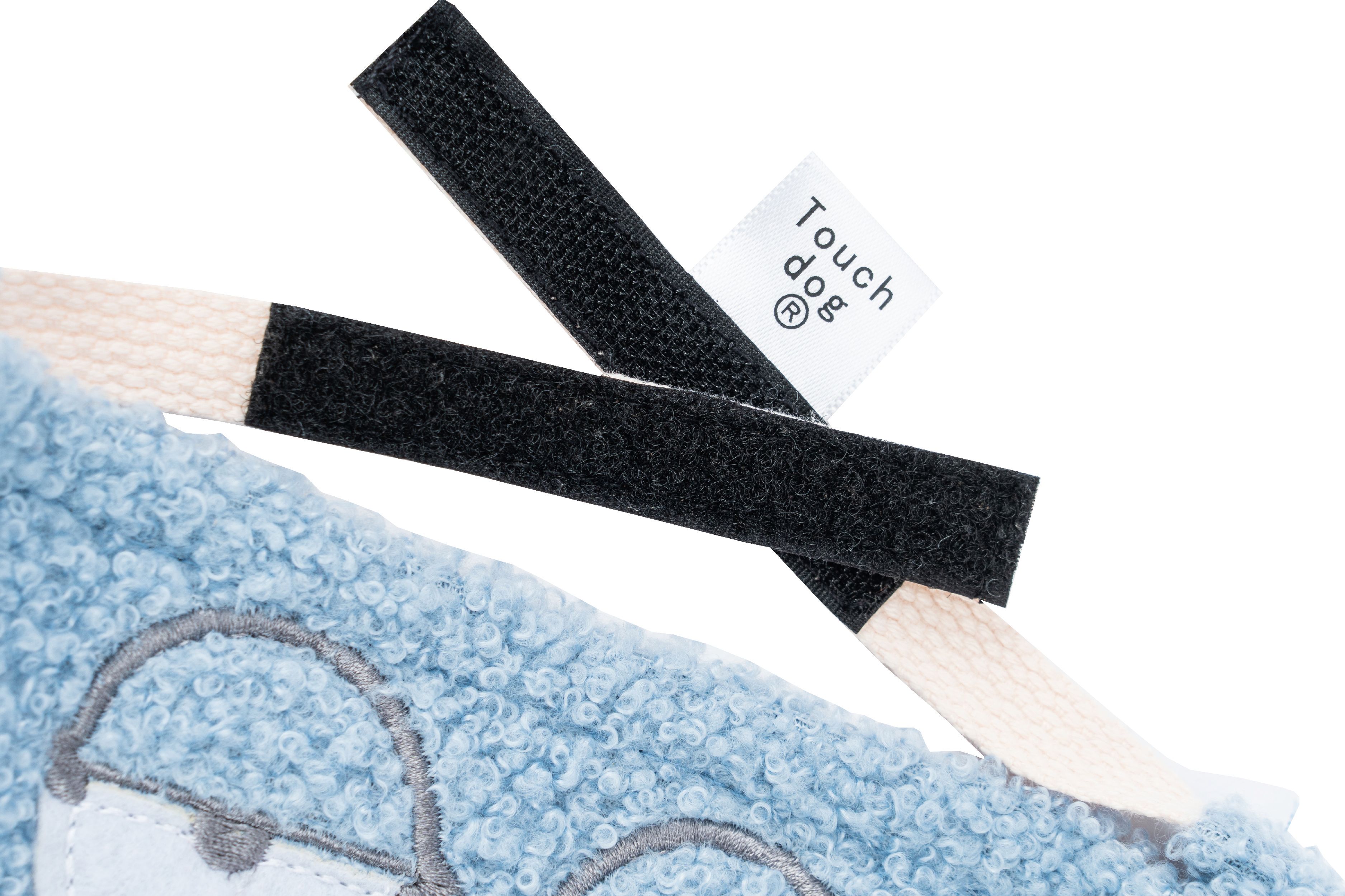 Touchdog ®'Dizzy-Eyed Cyclops' Cotton Hook-and-Loop Dog Bandana and Scarf by Pet Life