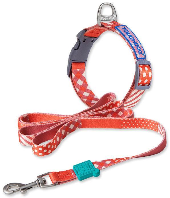Touchdog ®'Trendzy' 2-in-1 Matching Fashion Designer Printed Dog Leash and Collar by Pet Life